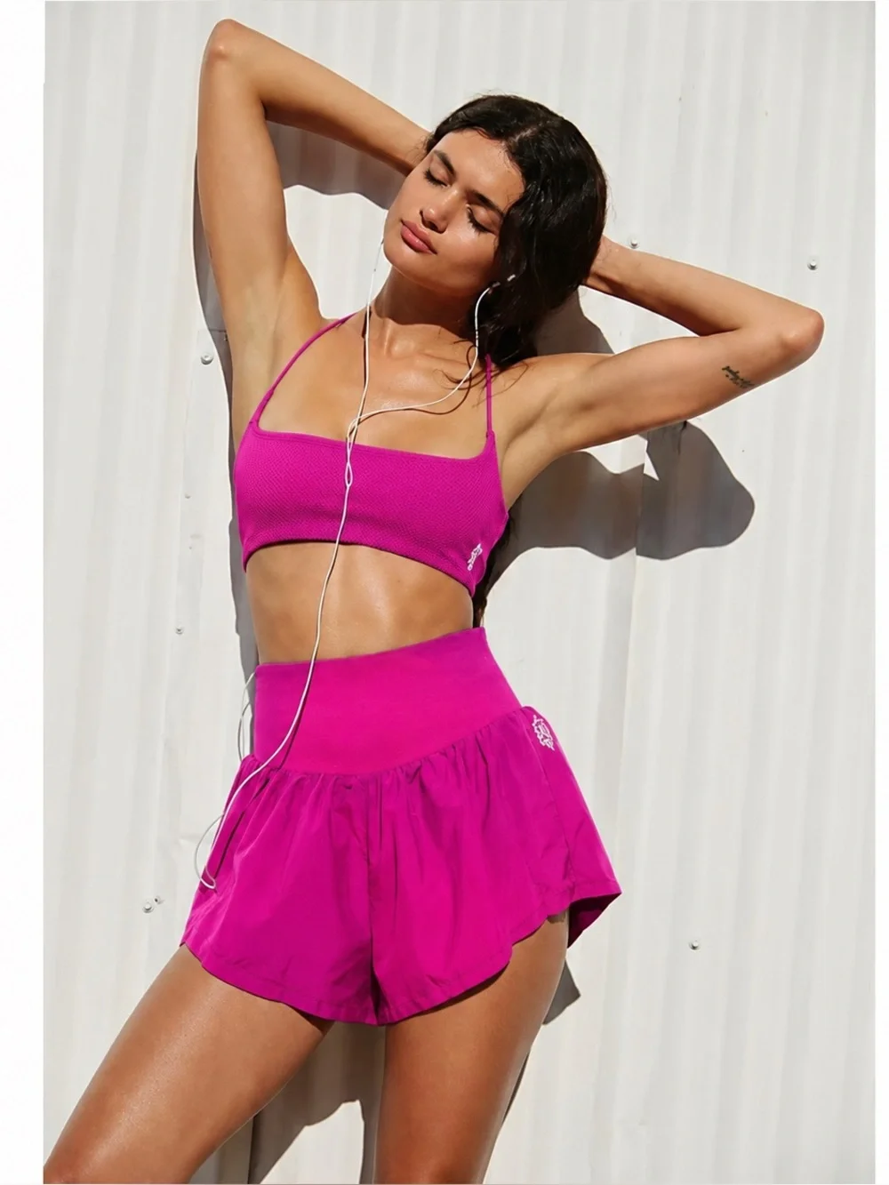 NWOT Free People Movement Shuffle Bra Blackberry
